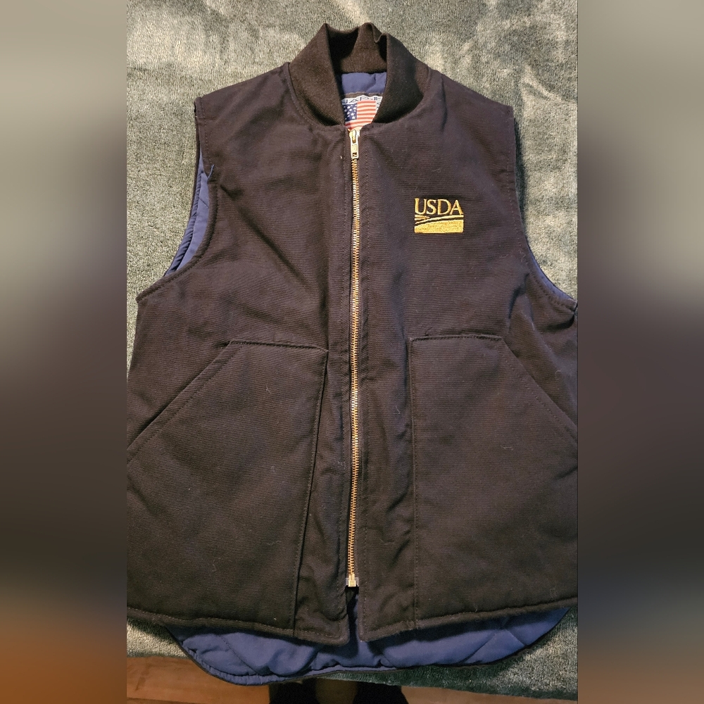 USDA Black Vest Unisex